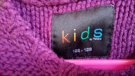 Pletené šaty 122/128, tcm,122