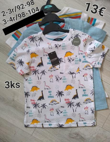 Detské veci z anglicka výpredaj ceny za 1/2, 104–116 / 122–134 / 68–80 / 86–98