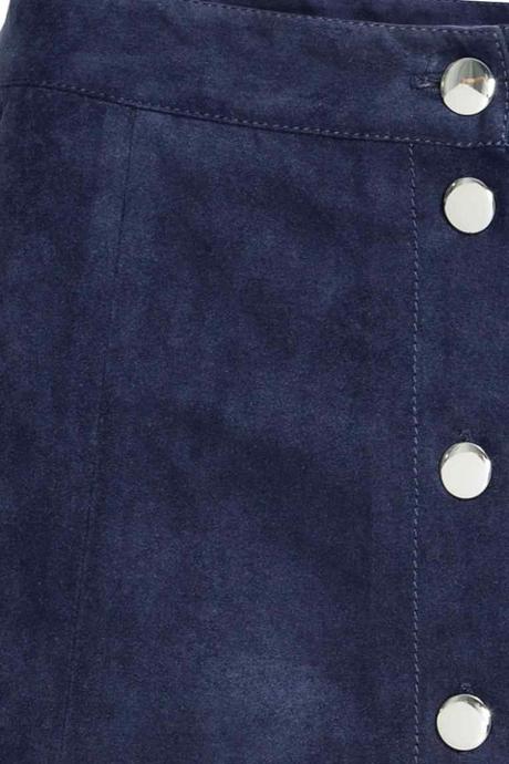 Semišová sukňa, h&m,38