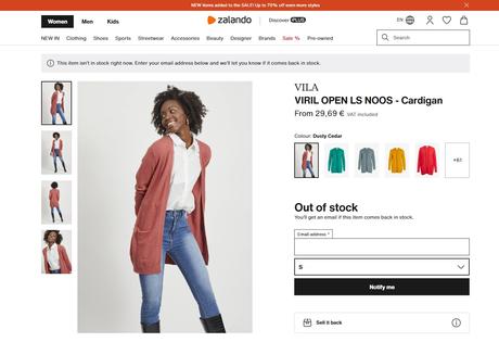 Dámsky kardigan vila - dusty cedar, s