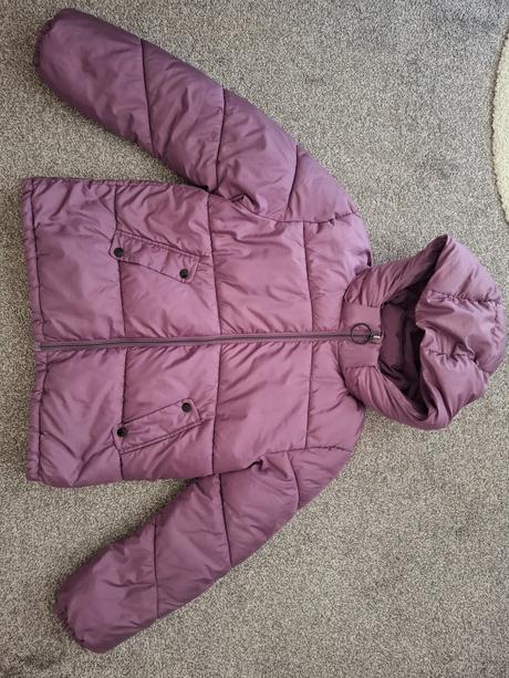 Dievčenská zimná pufovaná bunda, h&m,152