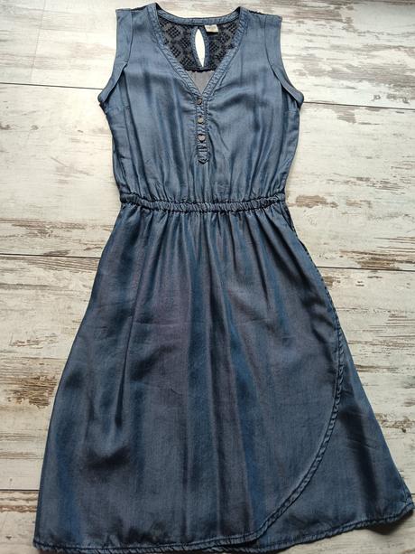 Košeľové šaty s čipkou, timeout,xs