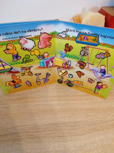 2x knižka s magnetkami,