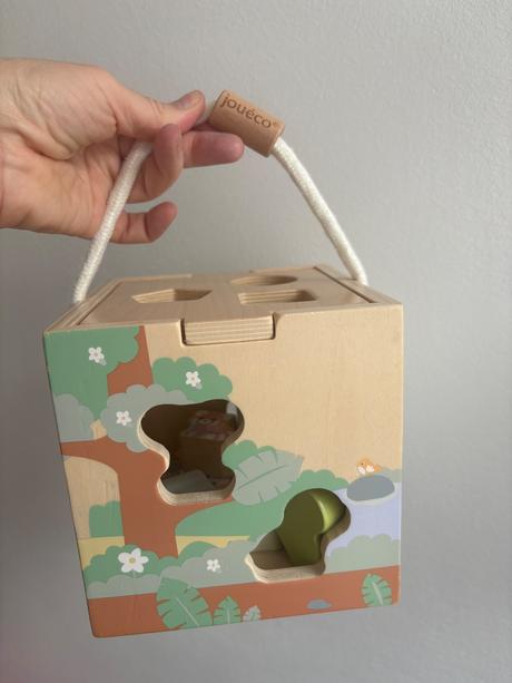 Drevená vkladačka zvieratká, 