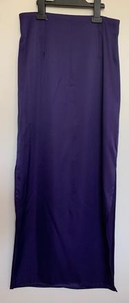 Fialová úzka sukňa, xs
