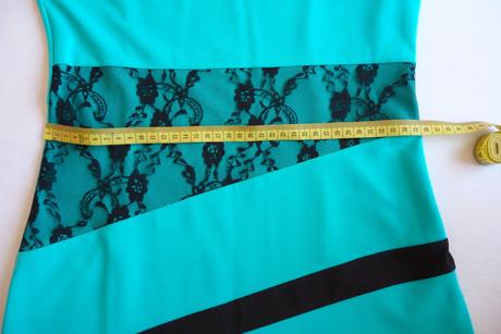 Dámske tyrkysové šaty, veľkosť s, s