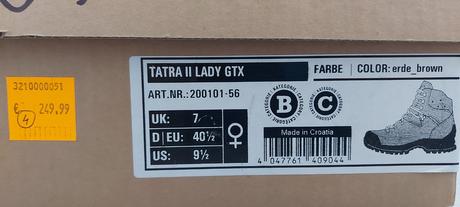 Turisticke topanky hanwag c. 40,5, 40