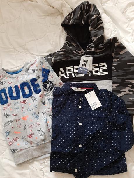 Balík oblečenia, 122–134