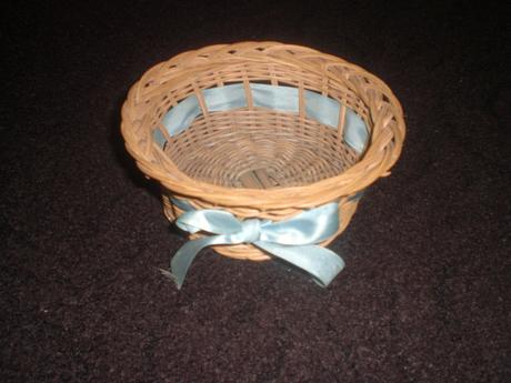 Košiček s látkou top stav, 