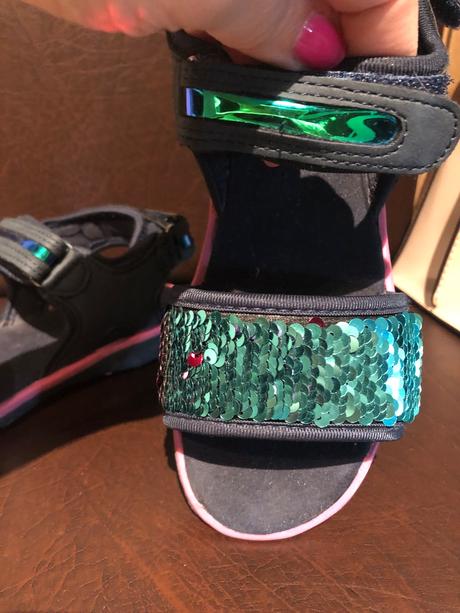 Trblietkové kappa sandalky, veľkosť 33, kappa,33