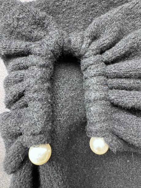 Zara - pletené čierne šaty, zara,s