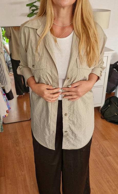 Oversize košeľa h&m, h&m,m