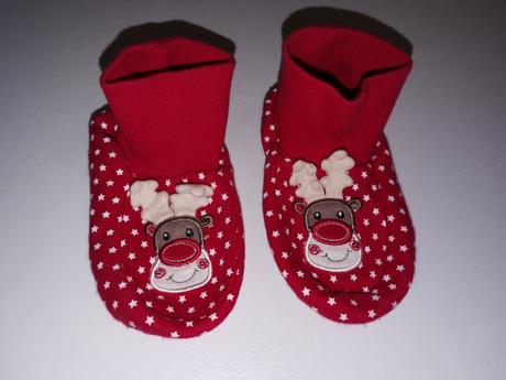 Chutné vianočné papučky sobík 12-18 m., 