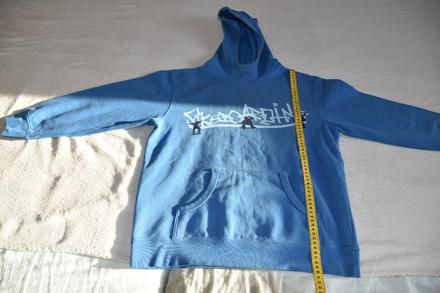 Mikina, blue base,140
