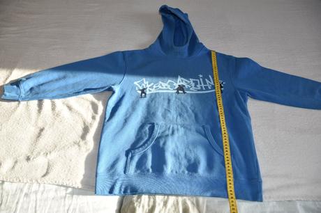 Mikina, blue base,140