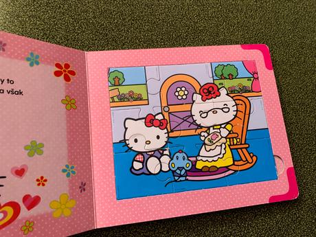 Puzzle knižka hello kitty, 