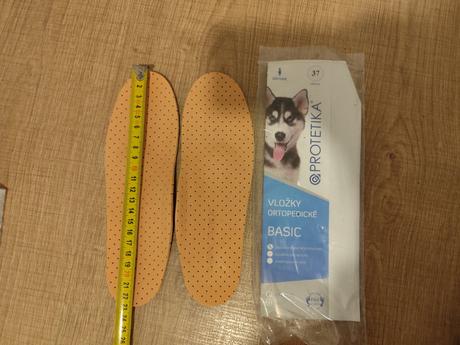 Ortopedické vložky, veľkosť 23,5 cm, protetika,37