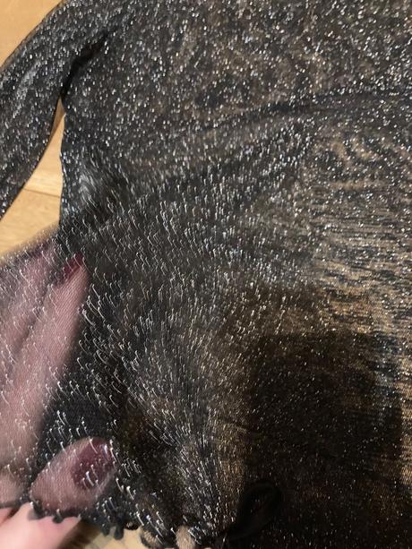 Vianočný top a trblietave tricko top stav, zara,s