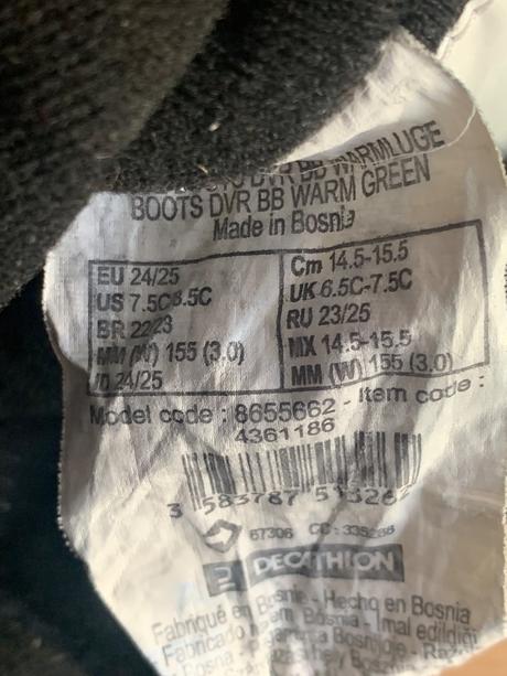 Decathlon snehule 25 / 26, decathlon,26