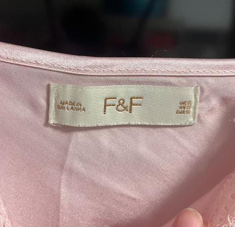 Saténová nočná košeľa, f&f,s