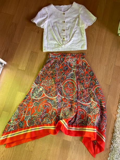 Zara blúzka a sukňa, zara,152