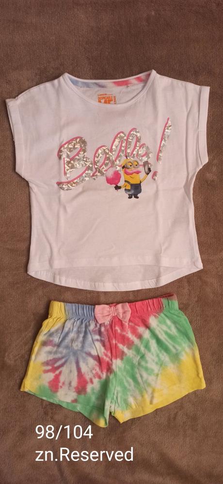 Krátke pyžamo pre dievčatko 98/104, reserved,98