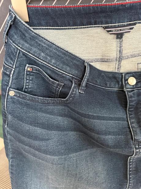 Riflová sukňa, tommy hilfiger,l