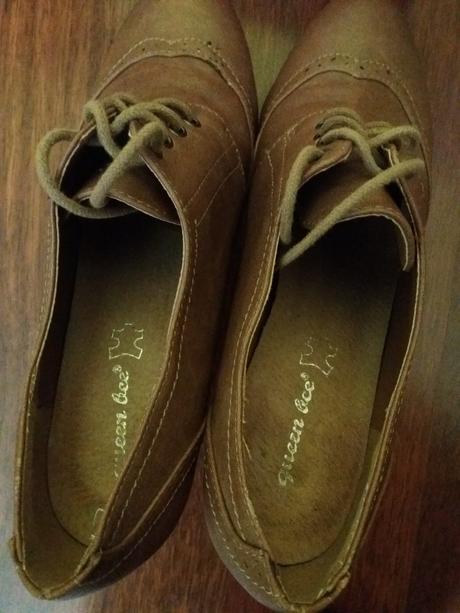 Hnedé poltopánky na opätku, 40