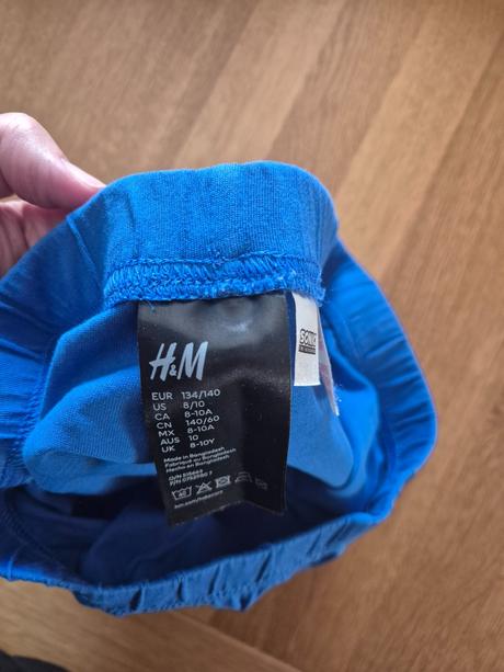 Krátke pyzamko, h&m,134