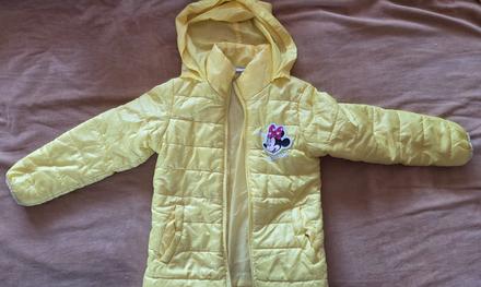 Zlta prechodna bunda 116, disney,116