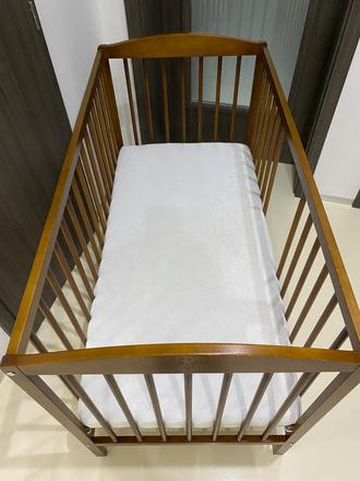 Detská postielka s matracom, šírka (cm): 65,dĺžka (cm): 120