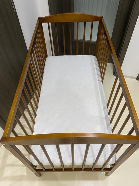 Detská postielka s matracom, šírka (cm): 65,dĺžka (cm): 120