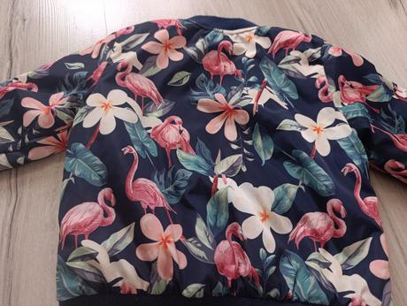 Kvietkovaná bomber bundička, reserved,98