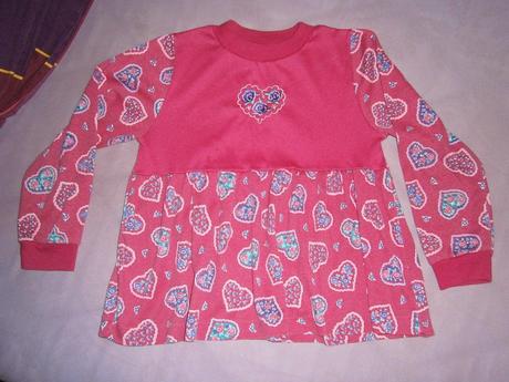 Tunika, tričko dlhý rukáv, baby,134