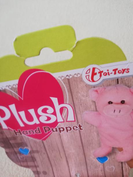 Plush pig hand puppets (prasiatko), 