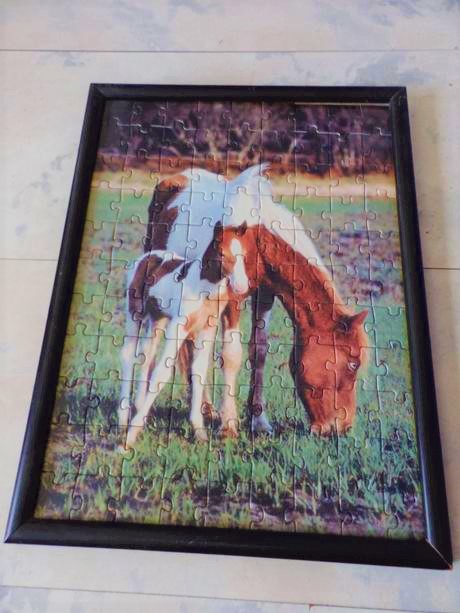 Obrázok kone - puzzle, 