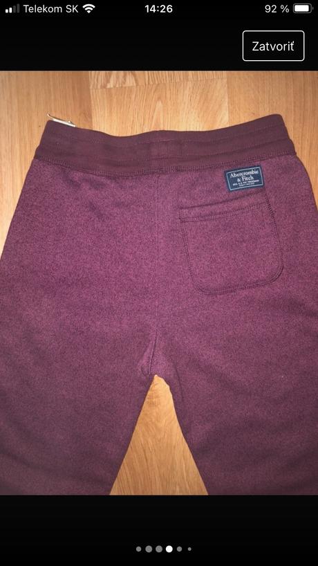 Teplaky a& f, abercrombie&fitch,xs