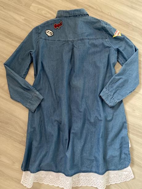 Zara rifľové šaty, zara,m