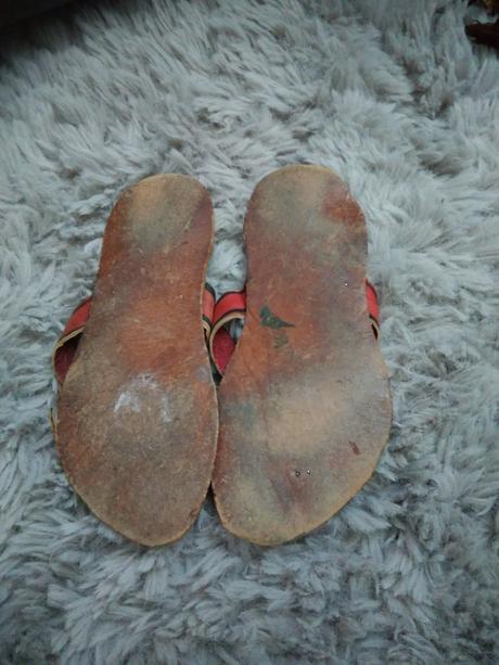 Letne kozene sandale/slapky/zabky, 37