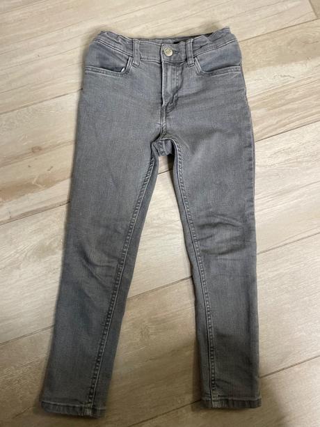 Šedé skinny rifle, h&m,116