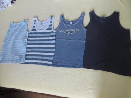 4x chlapčenské tielka - veľ. 110, 110