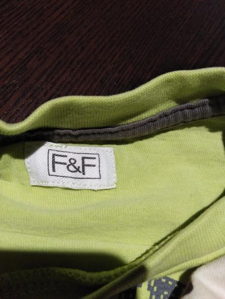 Žlto zelenkave triko, f&f,92