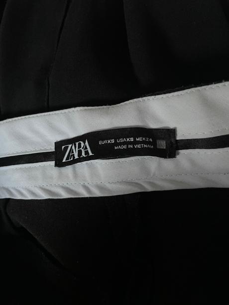 Čierne elegantné nohavice zara, zara,xs