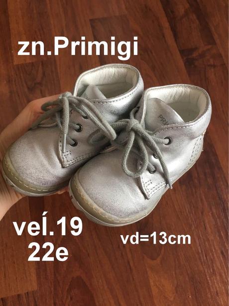 Topánočky zn. primigi, veĺ.19, primigi,19