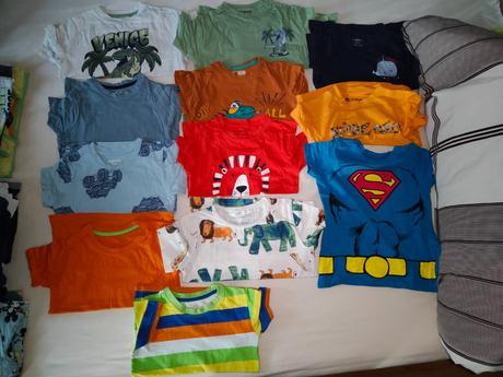 Krátke chlapčenské tričká, 104