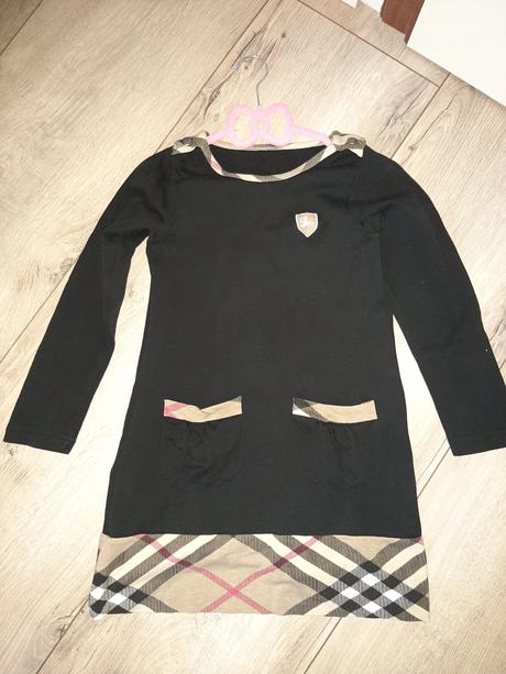 Šaty s dlhým rukávom burberry, burberry,128