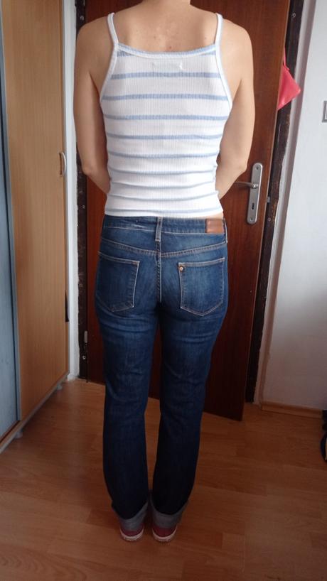 Rifle rovného strihu, hm, veľkosť 28, h&m,m