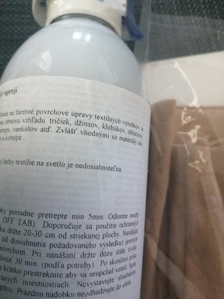 Sprej na látku,