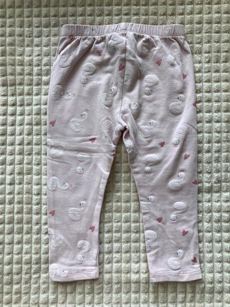 Legínky labuťkové a bodky, original marines,86