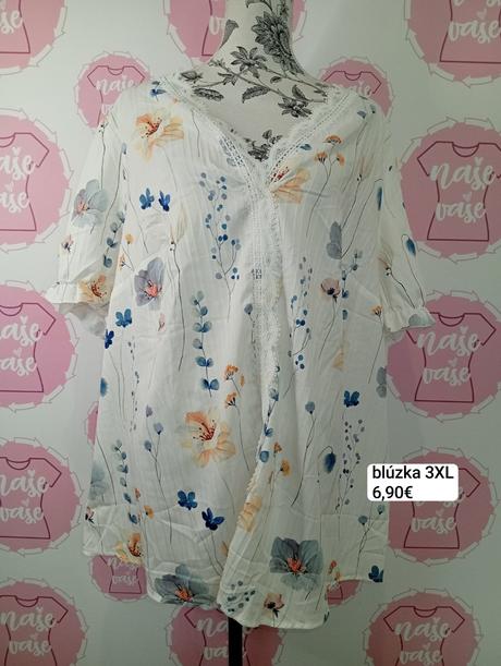 Blúzka maxi 3xl a viac, xxxl